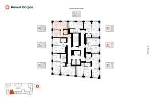 2-к квартира, вторичка, 42м2, 20/23 этаж