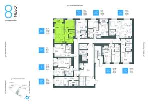 2-к квартира, вторичка, 52м2, 2/20 этаж