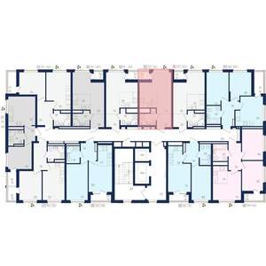 1-к квартира, вторичка, 24м2, 9/22 этаж