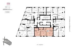 3-к квартира, вторичка, 72м2, 17/19 этаж