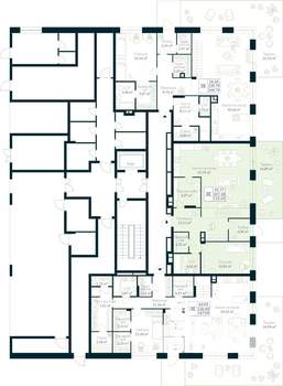 2-к квартира, строящийся дом, 113м2, 1/10 этаж