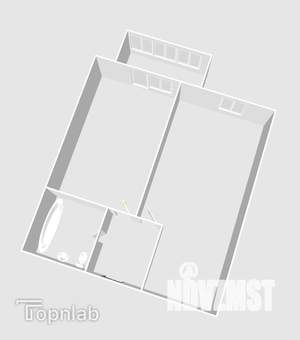 1-к квартира, сданный дом, 37м2, 17/27 этаж