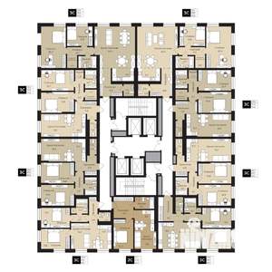 2-к квартира, вторичка, 69м2, 24/25 этаж