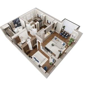 3-к квартира, вторичка, 101м2, 13/18 этаж