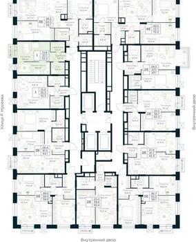 Студия квартира, вторичка, 32м2, 21/30 этаж