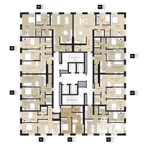2-к квартира, вторичка, 70м2, 23/25 этаж