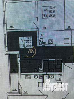 1-к квартира, вторичка, 30м2, 4/26 этаж