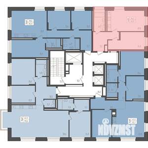 1-к квартира, вторичка, 50м2, 16/23 этаж