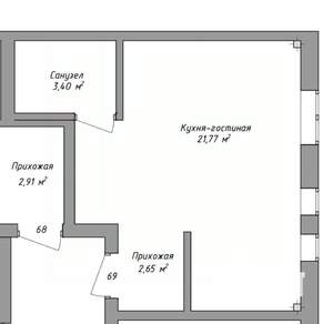 Студия квартира, вторичка, 28м2, 2/14 этаж