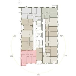 3-к квартира, вторичка, 63м2, 8/25 этаж