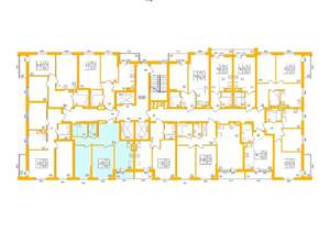 2-к квартира, строящийся дом, 57м2, 11/27 этаж