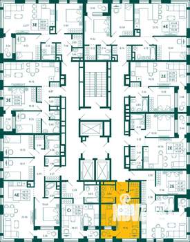 Студия квартира, строящийся дом, 29м2, 24/29 этаж