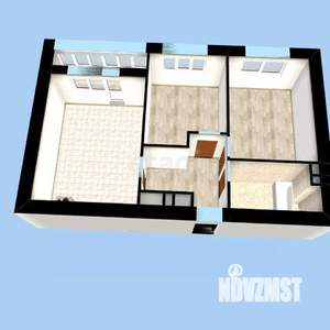 2-к квартира, вторичка, 54м2, 6/22 этаж