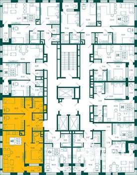 3-к квартира, вторичка, 79м2, 26/29 этаж