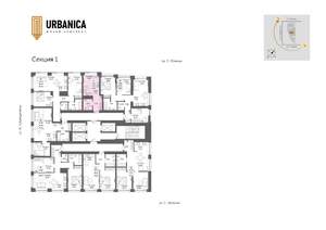 1-к квартира, вторичка, 23м2, 25/32 этаж