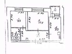 2-к квартира, вторичка, 45м2, 9/10 этаж