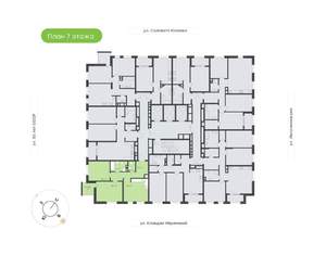 3-к квартира, вторичка, 66м2, 7/24 этаж