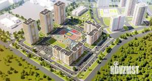 2-к квартира, строящийся дом, 54м2, 24/25 этаж