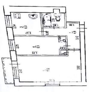 2-к квартира, вторичка, 43м2, 5/5 этаж