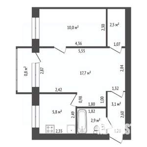 3-к квартира, строящийся дом, 98м2, 11/14 этаж