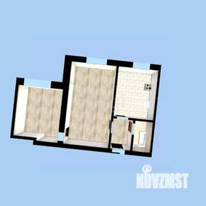 2-к квартира, вторичка, 42м2, 2/9 этаж