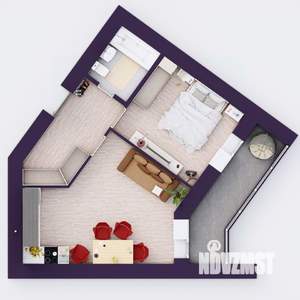 2-к квартира, вторичка, 47м2, 11/20 этаж