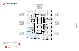 3-к квартира, вторичка, 64м2, 21/23 этаж