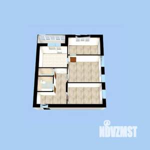 3-к квартира, вторичка, 67м2, 7/12 этаж