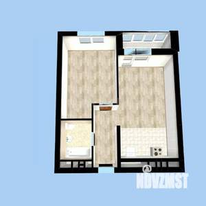 2-к квартира, вторичка, 45м2, 2/24 этаж