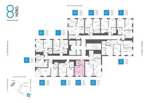 1-к квартира, вторичка, 25м2, 27/32 этаж