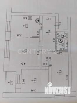 3-к квартира, вторичка, 74м2, 4/6 этаж