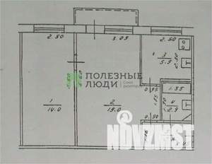 2-к квартира, вторичка, 45м2, 2/5 этаж
