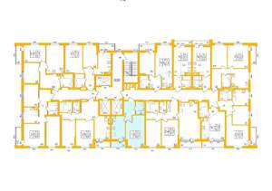 1-к квартира, строящийся дом, 36м2, 1/27 этаж