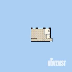 2-к квартира, вторичка, 47м2, 1/5 этаж