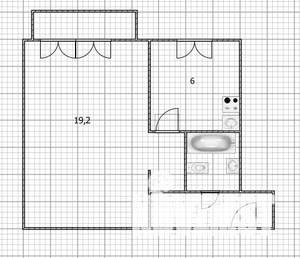 1-к квартира, вторичка, 33м2, 4/5 этаж