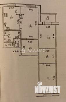 3-к квартира, вторичка, 85м2, 5/12 этаж