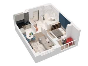 1-к квартира, вторичка, 39м2, 11/15 этаж