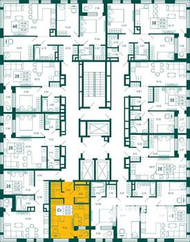 Студия квартира, строящийся дом, 29м2, 26/29 этаж