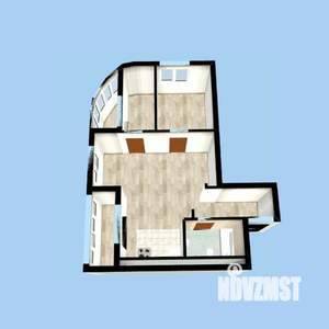 3-к квартира, вторичка, 61м2, 24/27 этаж