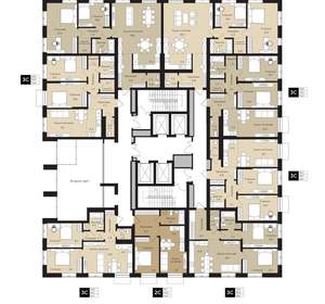 1-к квартира, вторичка, 45м2, 2/25 этаж