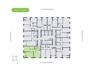 2-к квартира, вторичка, 66м2, 19/25 этаж