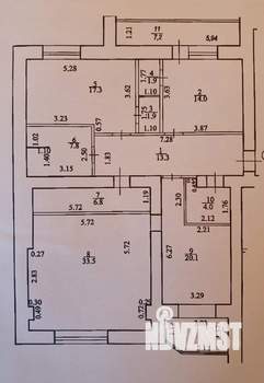 3-к квартира, вторичка, 128м2, 3/10 этаж