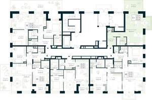 Студия квартира, строящийся дом, 46м2, 3/10 этаж