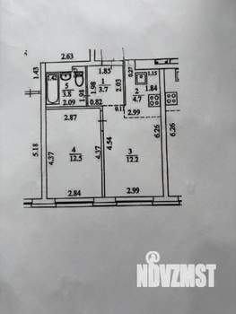 2-к квартира, вторичка, 37м2, 4/25 этаж