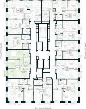 2-к квартира, вторичка, 62м2, 8/30 этаж