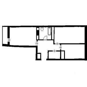 3-к квартира, вторичка, 71м2, 4/25 этаж