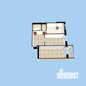 2-к квартира, вторичка, 50м2, 5/9 этаж