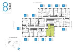2-к квартира, вторичка, 57м2, 20/32 этаж