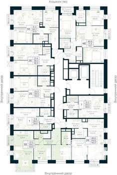 2-к квартира, вторичка, 60м2, 7/15 этаж