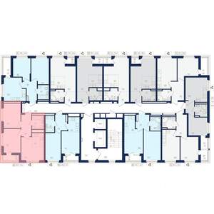 3-к квартира, вторичка, 45м2, 2/22 этаж